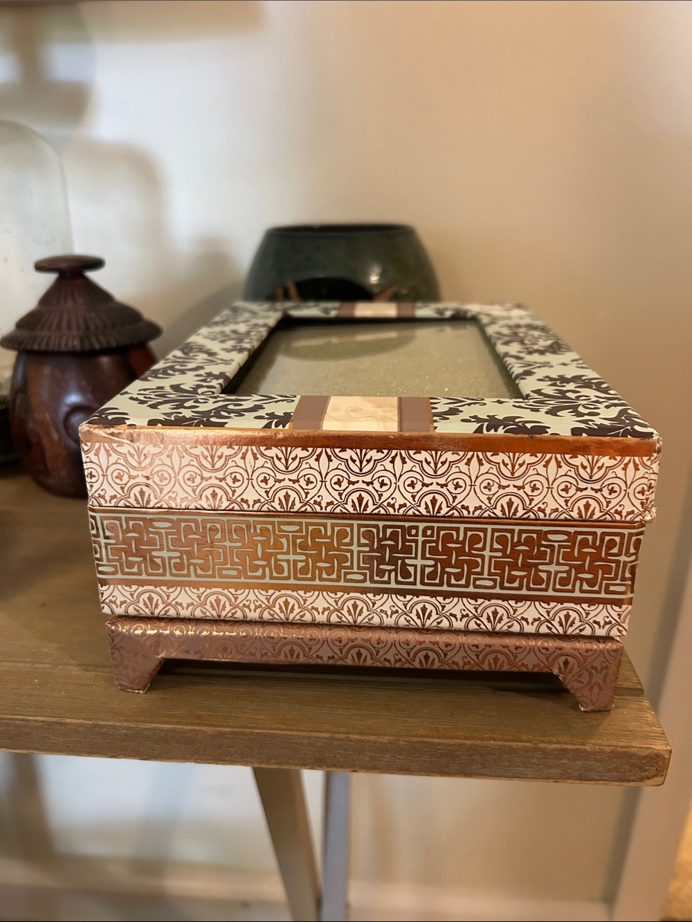 Belle Papier Cottage Garden Musical Jewelry Box - Picture 9 of 14